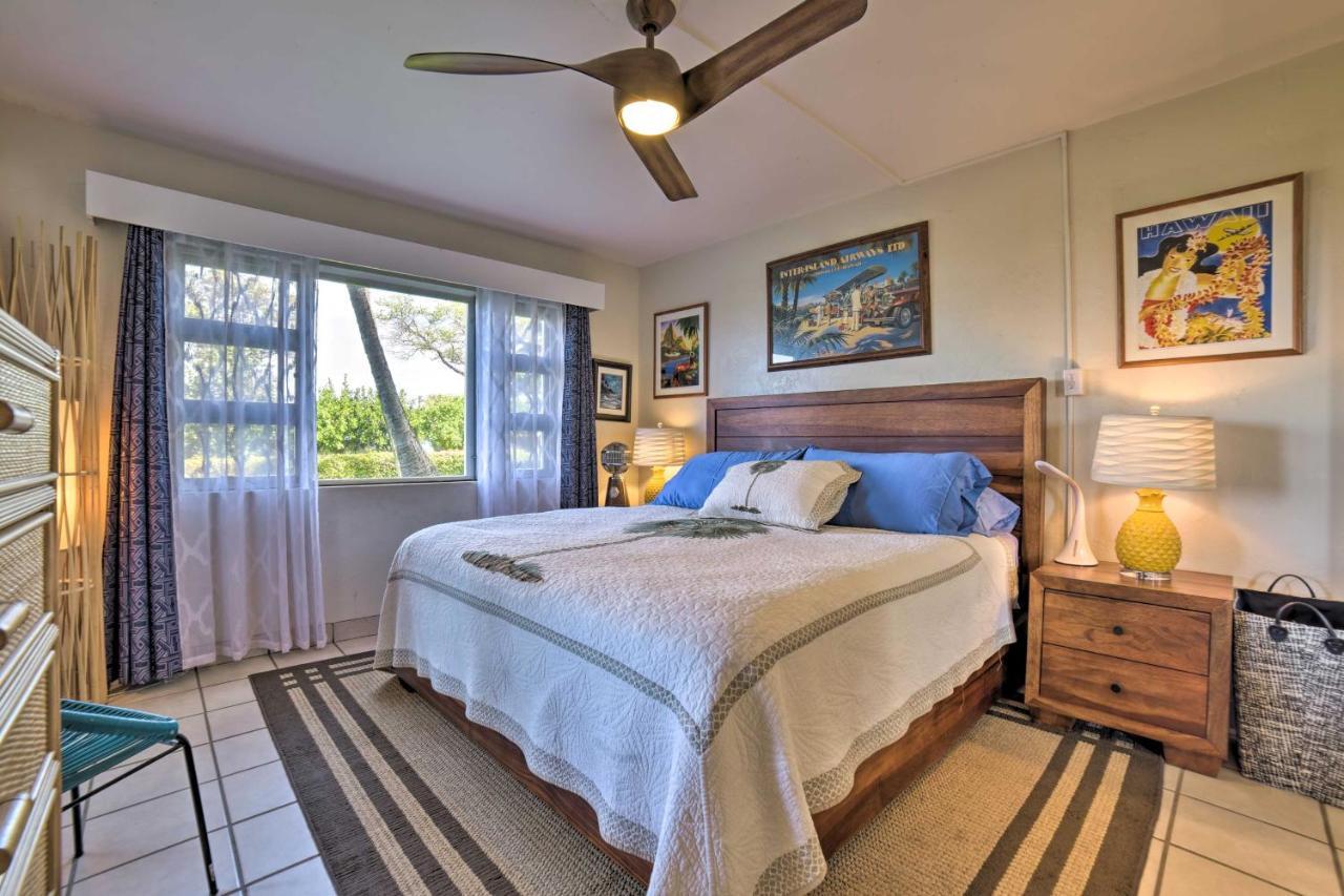 Ocean-View Kihei Condo With Lanai Steps To Beach! Eksteriør bilde