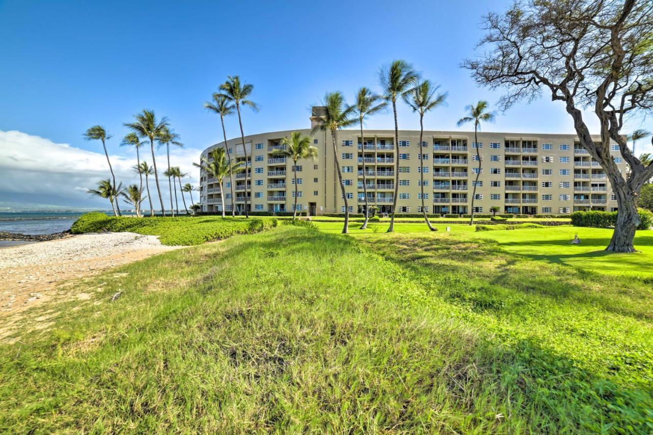 Ocean-View Kihei Condo With Lanai Steps To Beach! Eksteriør bilde